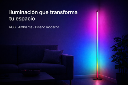 Lámpara de Esquina RGB Inteligente – 16 Millones de Colores