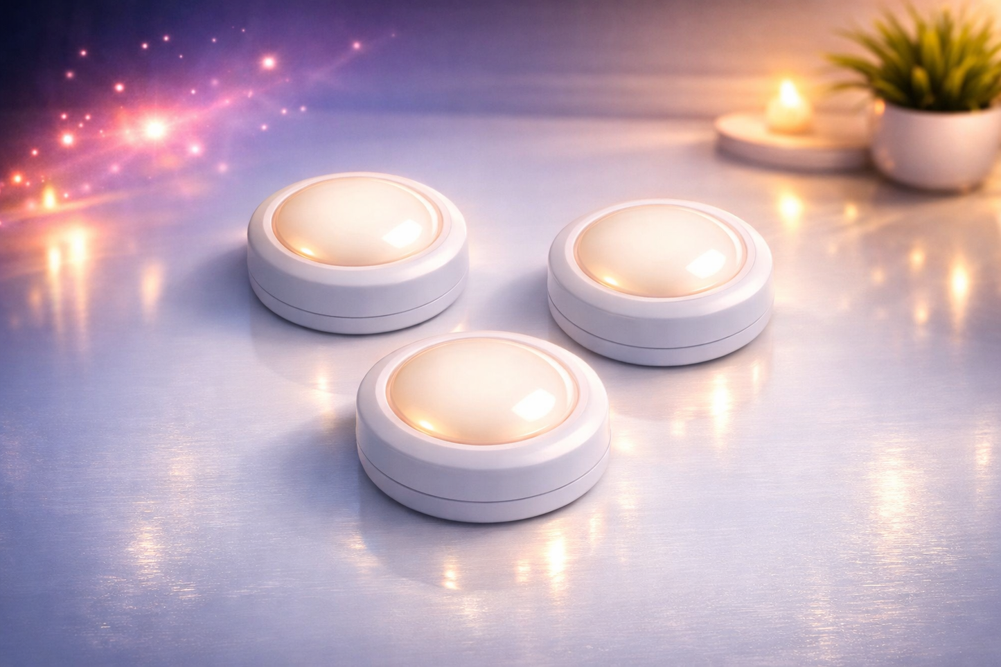 Lámpara LED RGB Inalámbrica con Control Remoto