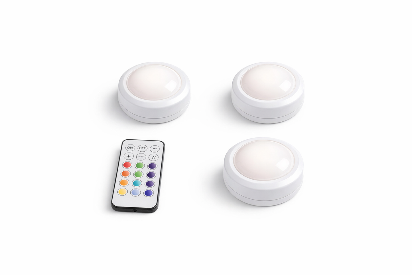 Lámpara LED RGB Inalámbrica con Control Remoto