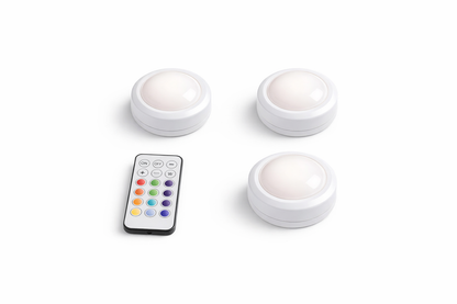 Lámpara LED RGB Inalámbrica con Control Remoto
