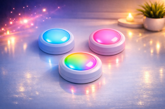 Lámpara LED RGB Inalámbrica con Control Remoto