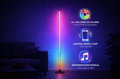 Lámpara de Esquina RGB Inteligente – 16 Millones de Colores